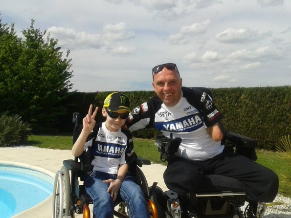 Théo et Philippe Croizon